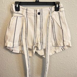 Rewash Brand Paper bag Soft Belted shorts